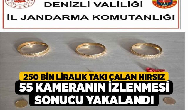 250 Bin Liralık Takı Çalan Hırsız 55 Kameranın İzlenmesi Sonucu Yakalandı