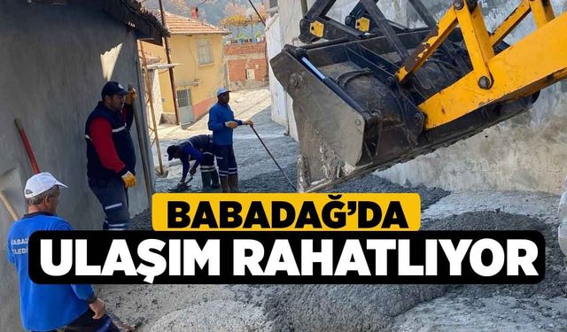 Babadağ’da Ulaşım Rahatlıyor