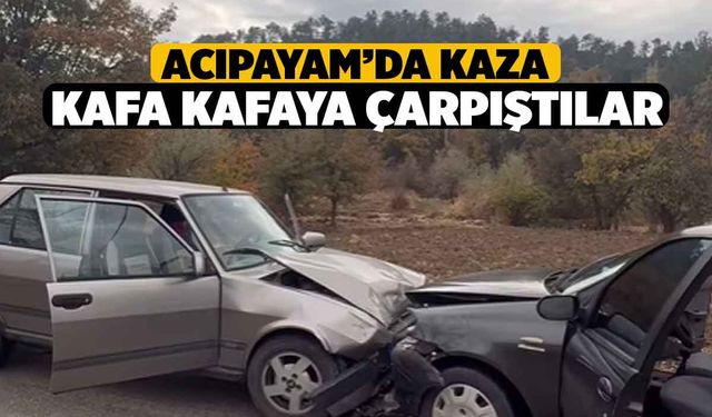 Acıpayam'da Kaza 4 Yaralı