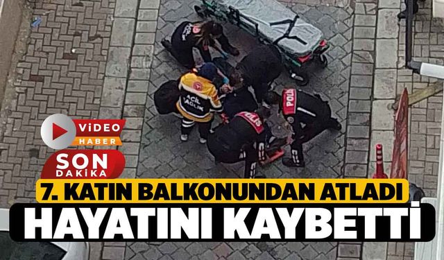 Denizli'de 7. Katın Balkonundan Atlayan Şahıs Hayatını Kaybetti