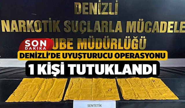 Denizli'de Uydu Alıcısına Uyuşturucu Saklayan Şahıs Yakalandı