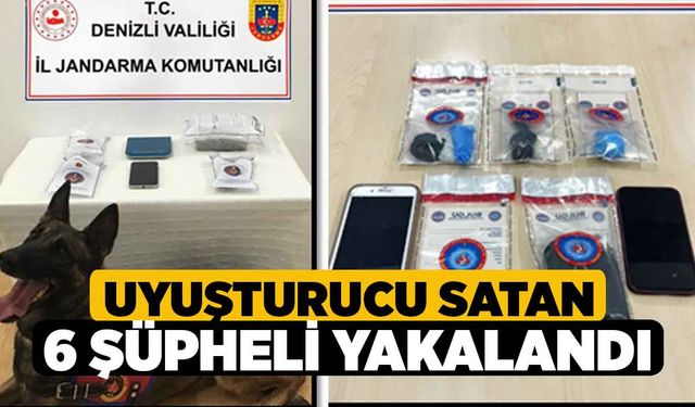 Denizli'de Uyuşturucu Satan 6 Kişi Yakalandı