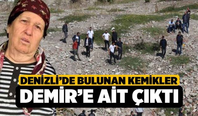 Denizli'de Bulunan Kemiklerin Demir'e Ait Olduğu Kesinleşti