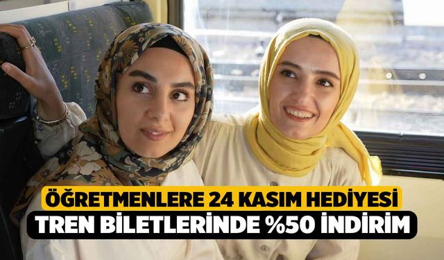 Öğretmene Trende Yarı Yarıya İndirim (24-30 Kasım)