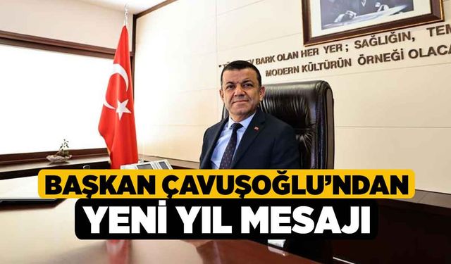 Başkan Çavuşoğlu’ndan yeni yıl mesajı