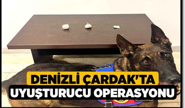 Denizli Çardak'ta Uyuşturucu Operasyonu