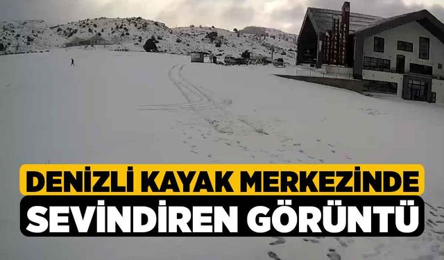 Denizli Kayak Merkezinde Sevindiren Görüntü