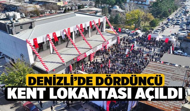 Denizli’de 4. Kent Lokantası Açıldı