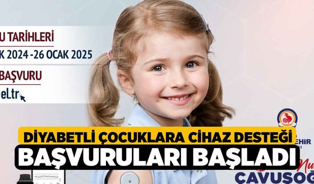 Denizli'de Diyabetli Çocuklara Cihaz Desteği Başvuruları Başladı