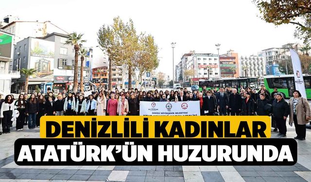 Denizlili Kadınlar Atatürk’ün Huzurunda