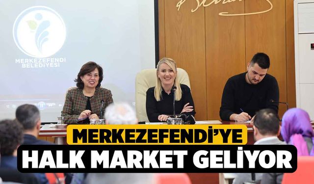 Merkezefendi’ye Halk Market Geliyor