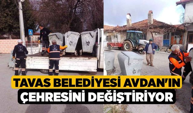 Tavas Belediyesi Avdan'ın çehresini değiştiriyor