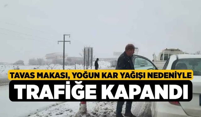 Tavas Makası, Yoğun Kar Yağışı Nedeniyle Trafiğe Kapandı