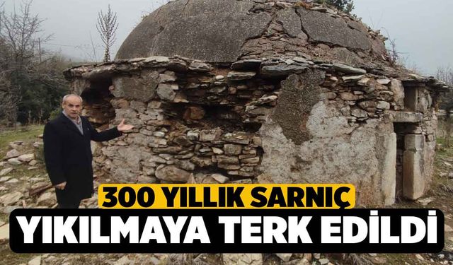 300 Senelik Sarnıç Bakımsızlıktan Yıkılmaya Terk Edildi