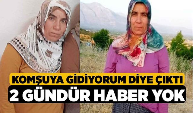 Komşuya Gidiyorum diye Çıktı 2 Gündür Haber Yok