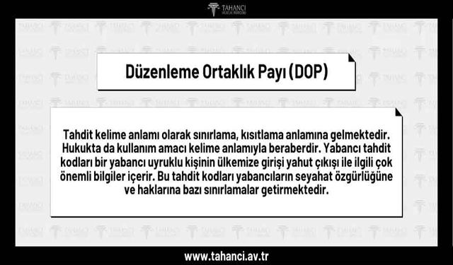 Düzenleme Ortaklık Payı (DOP) Nedir?