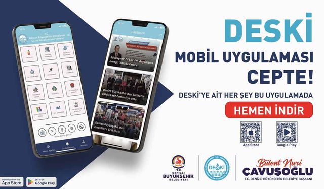 Büyükşehir DESKİ’den mobil uygulama