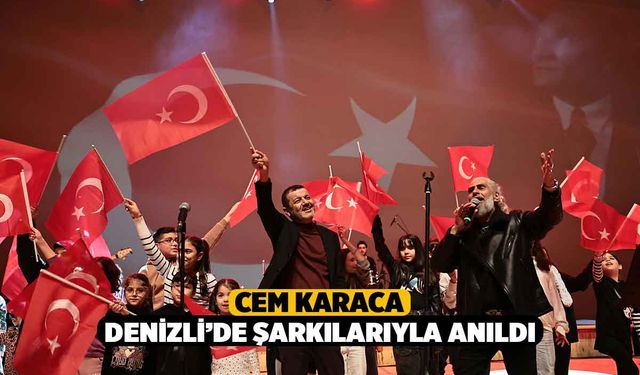 Cem Karaca Denizli’de Şarkılarıyla Anıldı