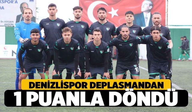 Denizlispor İstanbul'dan 1 Puanla Döndü