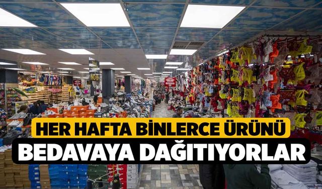 Her hafta binlerce ürünü bedavaya dağıtıyorlar