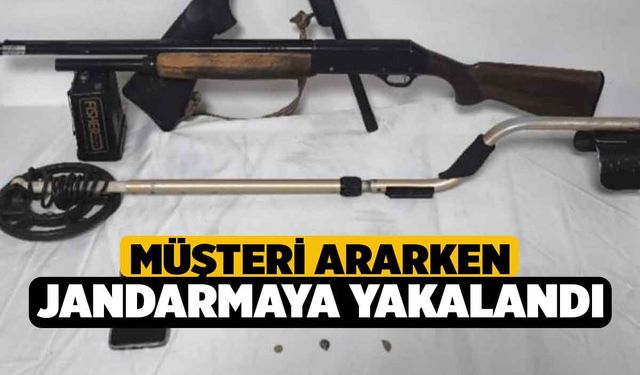 Müşteri Ararken Jandarmaya Yakalandı