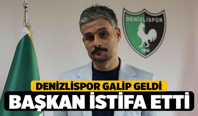 Denizlispor Başkanı Ergil İstifa Etti