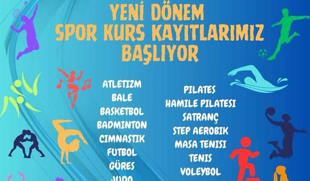 Denizli Büyükşehir’in ücretsiz spor kurs kayıtları başlıyor