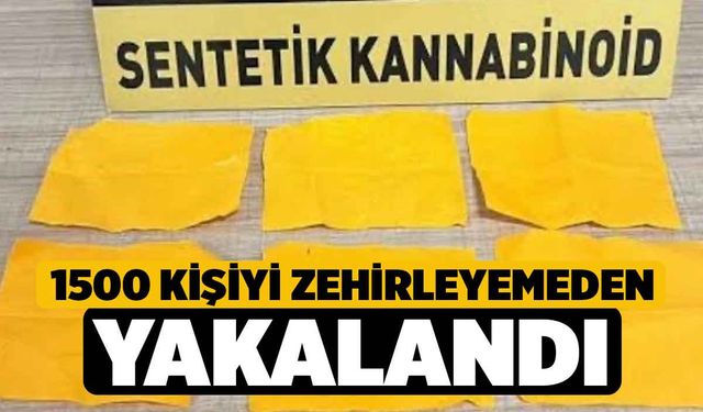 1500 kişiyi zehirleyemeden yakalandı