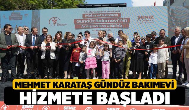 Merkezefendi Belediyesi’nin 3. Kreşi Açıldı