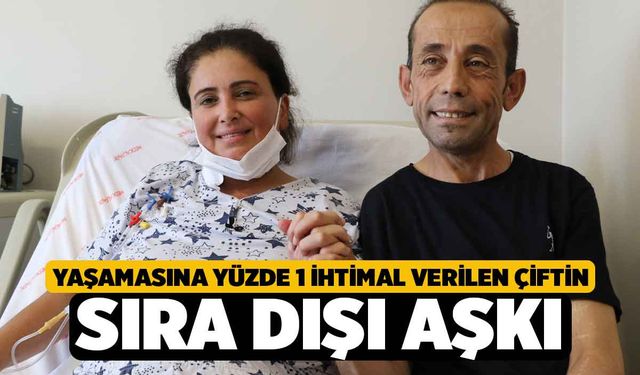 Yaşamasına yüzde 1 ihtimal verilen çiftin sıra dışı aşkı
