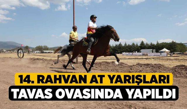 14. Rahvan At Yarışları Tavas Ovasında Yapıldı