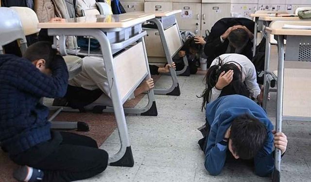 MEB'den 81 ilde eş zamanlı tahliye tatbikatı