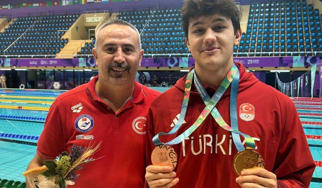 Denizlili yüzücüden Riyad’da tarihi başarı