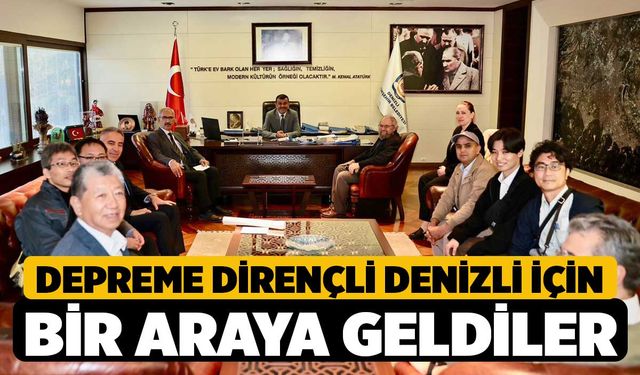 Depreme dirençli Denizli için bir araya geldiler