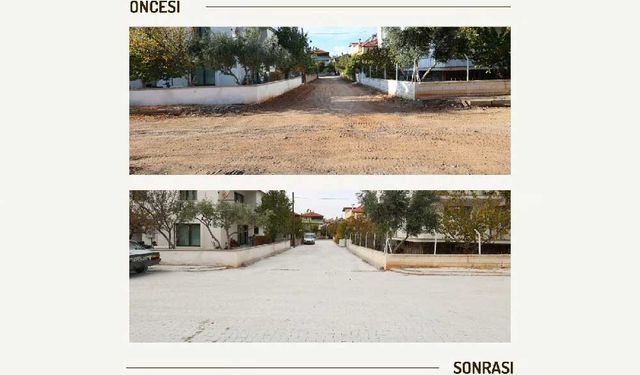 Tavas’ta alt ve üstyapı çalışmaları aralıksız sürüyor