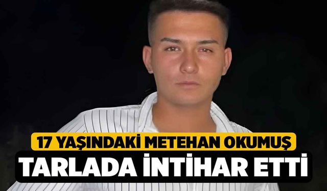 17 Yaşındaki Metehan Okumuş Tarlada İntihar Etti