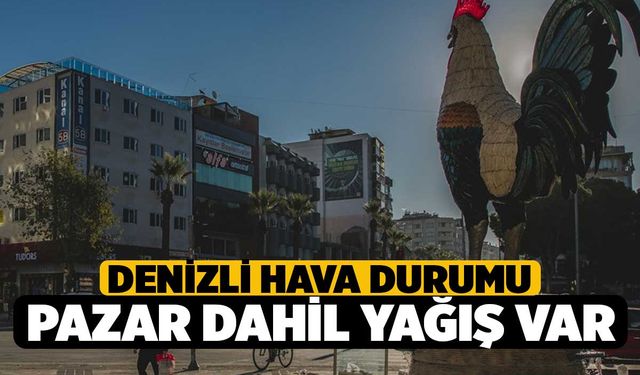 Denizli 5 Günlük Hava Durumu Tahmini (04 - 08 Aralık)