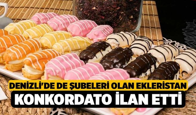Denizli'de de Şubeleri Olan Ekleristan Konkordato İlan Etti
