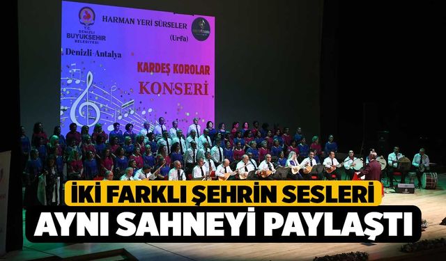 İki farklı şehrin sesleri aynı sahneyi paylaştı
