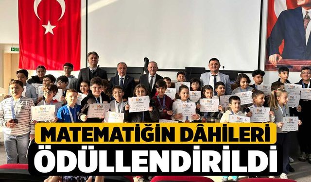 Matematiğin dâhileri ödüllendirildi