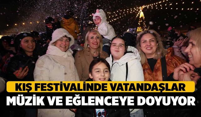 Merkezefendi Kış Festivali'nde Vatandaşlar Müzik ve Eğlenceye Doyuyor