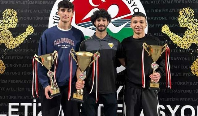 Denizli Akaspor heptatlonda madalyalarla döndü