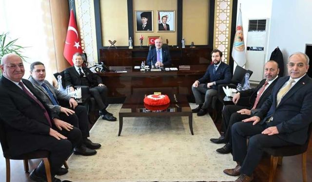 Denizli OSB yönetiminden Denizli'nin yeni Valisi Köşger'e ziyaret