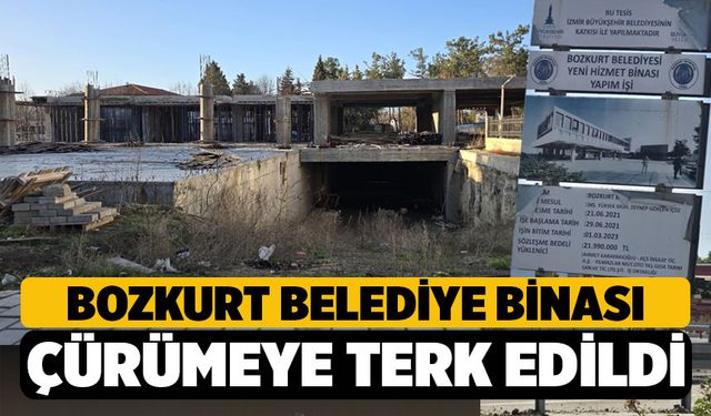 Bozkurt Belediye Binası Çürümeye Terk Edildi