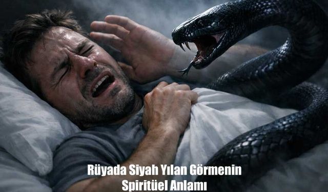 Rüyada Siyah Yılan Görmenin Spiritüel Anlamı