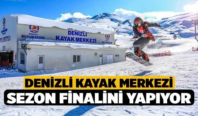 Denizli Kayak Merkezi Sezon Finalini Yapıyor