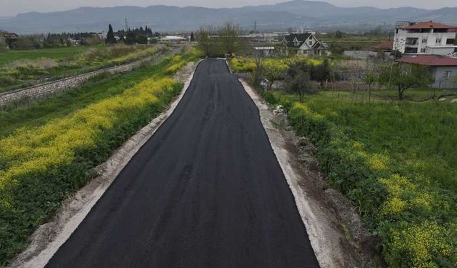 Denizli Pamukkale Belediyesi Korucuk Mahallesi’nde Asfalt Çalışması Yaptı
