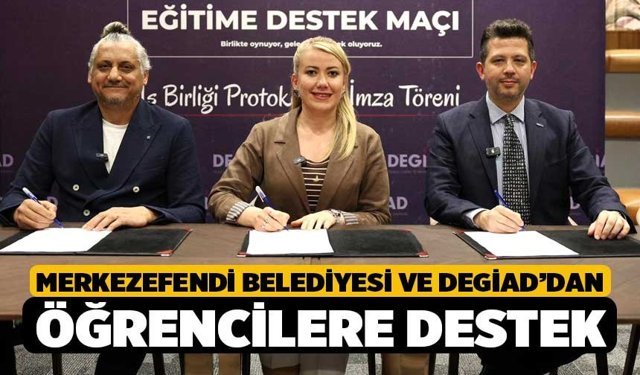 Merkezefendi Belediyesi ve DEGİAD’dan Öğrencilere Destek