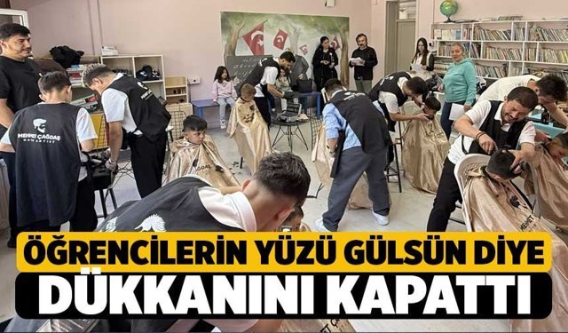 Öğrencilerin Yüzü Gülsün Diye Dükkanını Kapattı: Denizli’de Yürek Isıtan Etkinlik