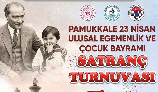 Pamukkale’de Bayram Coşkusu Satranç Tahtasına Taşınıyor
